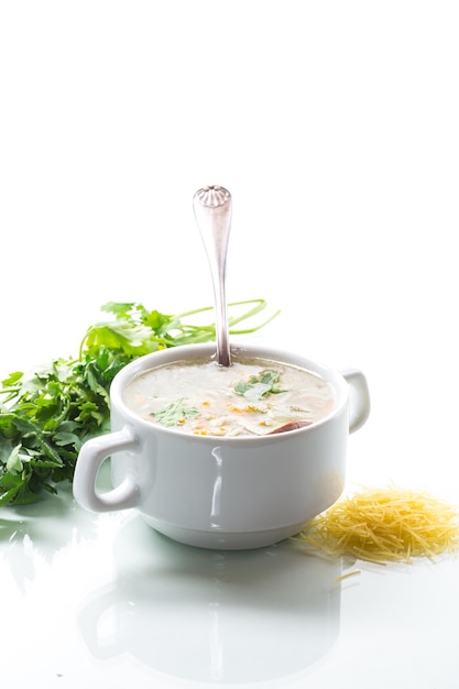 Miska aromatycznej zupy